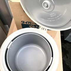 Te107●札幌市内 配達無料●タイガー電子ジャー 保温専用 保温ジャー 1升JHD-1800-HD マイルドグレー ●USED の画像