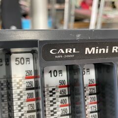 ミニレジ　No.4104　CARL Mini Regi　MR-2000　簡易レジスター　コインカウンター　硬貨収納箱　【リサイクルショップどりーむ天保山店】の画像