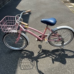 8/30 無料譲ります 20インチ女の子用自転車の画像