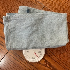 エプロン　デニムパッチワークの画像