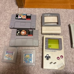 【激レア】
アメリカ製のファミコン、スーファミ、げーむぼーい、ゲームボーイ、ゲームギア　いっしき一式の画像