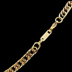 K18 W喜平 5mm チェーンネックレス メンズ 18金加工の画像