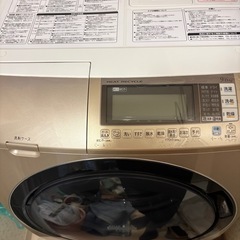 日立　ドラム式　洗濯乾燥機の画像