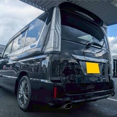 H26年☆式8人乗り☆ガソリン代 節約☆S-HYBRID入りました‼️月々1.2万円〜分割払い可❗️車検2年付き！大人気☆ニッサン セレナ ライダー☆フリップダウンモニター付き☆Bluetooth対応ナビ☆走行中DVD見れます☆ETC☆便利なバックカメラ☆ドラレコ付きのフル装備☆両側電動スライドドア☆ウィンカーミラー☆フル装備☆社外アルミ☆事故修復歴無し☆車内広々三列シート‼️の画像