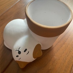 ネコ　鉢カバー　陶器　の画像