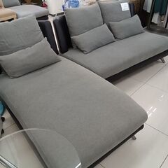 ★リユースのサカイ日立店★HJ7595  3人掛けソファ グレー H80×D106×W221 クリーニング済み の画像