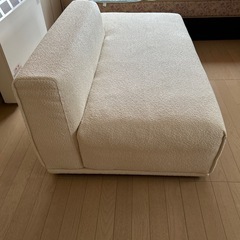 フランフラン　メーネ ソファ 2L ホワイトの画像