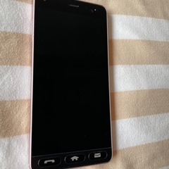 京セラ　ワイモバイル　美品　スマホ　ライトピンクの画像