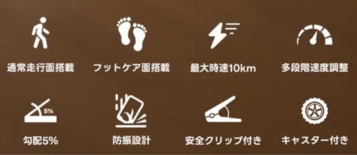 室内運動もフットケアもこれ一台！ツボ刺激ボード付きルームランナーAKLUER
