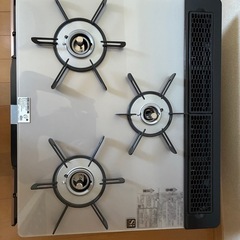 リンナイシステムキッチン　クリナップ製3口ガスコンロの画像