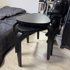 IKEA スツール2脚セット