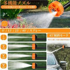 【新品】高圧洗浄機 コードレス 高性能6in1ノズル噴射距離10M充電式 バッテリー式の画像