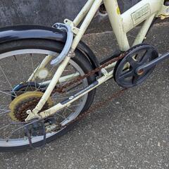 自転車　折りたたみ自転車　ギア付　ママチャリの画像