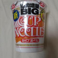 カップヌードル　BIG　カレー　蒙古タンメン　中本　カップ麺の画像