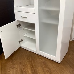 ニトリ 2枚扉レンジ台【トレファク 川越店】の画像