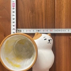 ネコ　鉢カバー　陶器　の画像