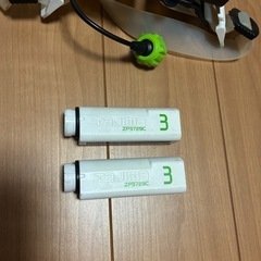 タジマ　ヘルメットファン　バッテリー２個の画像