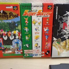 任天堂 スーパーファミコン ソフト付き　ロマンシングサガ/ウイニングポストなどの画像
