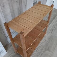 木製棚　ラック＋おまけ付きの画像