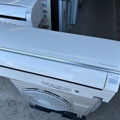 【動作保証あり】HITACHI 白くまくん 2021年 2.2kw 6畳用 冷暖房 ルームエアコン RAS-HT22L 自動フィルター清掃【管理KR624】の画像