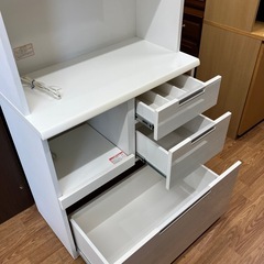 取りに来れる方限定。ニトリ　レンジボード　ヨゴレ•天板劣化有の画像