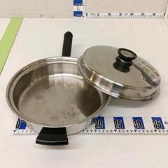 0831-047 Amway 27cm蓋付片手　ソテーパンの画像