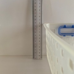 半透明バスケット４個セットの画像