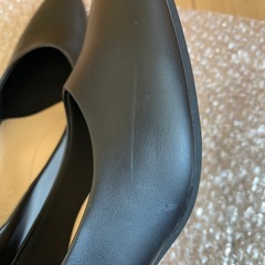 【お話し中】冠婚葬祭。黒パンプスMサイズ。5㎝ヒールの画像