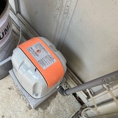 メダカに使用していたトロ船、ポンプセットの画像