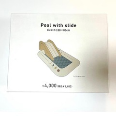 3coins プール 滑り台付きの画像