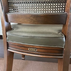 maruni マルニ 地中海ロイヤル ROYAL シャルル 本革 アームチェア アンティーク　ビンテージ　椅子　チェア　2脚の画像