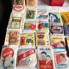 昭和レトロ薬袋.薬箱の画像