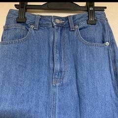 GU ジーユー　デニムスカート　マーメイド　スカートの画像
