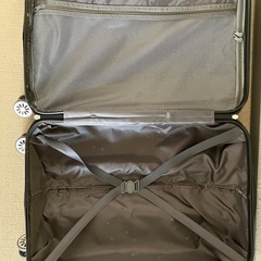 キャリーバッグ黒 小中 2点セットの画像