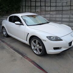 マツダRX-8 TypeS 6MT　白　2003年式　15.2万㎞　車検‘2026年1月　ノーマルの画像