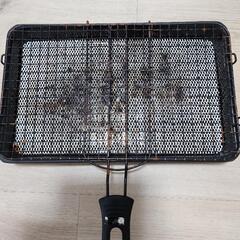 深鍋２点と魚焼き網とフライパンに玉子焼きフライパンですの画像