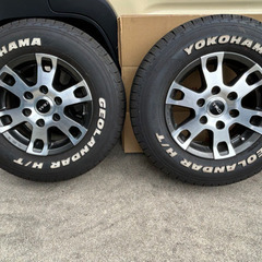 ハイエース❗️TRDホイール　タイヤ4本セットの画像