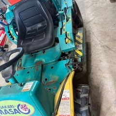 山形県酒田市】【実働】筑水キャニコム　ノークラッチ　乗用　草刈機まさおの画像