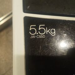 5.5kg 全自動洗濯機 JW-C55D| Haier （ハイアール）風乾燥　2020年製　の画像