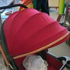 0831-026 ベビーカー 蚊帳 テーブル付きの画像