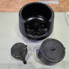 【愛品館 市原店】】✔店頭取引限定✔南部鉄器風炉セットの画像