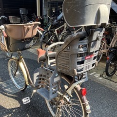 自転車　子供前後乗せですが注意アリの画像