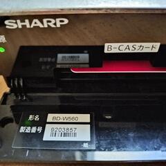SHARP　ブルーレイディスクレコーダー　ジャンク扱いの画像