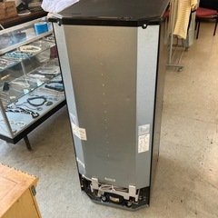 K2508-389 MITSUBISHI 2ドア冷蔵庫 MR-P15Z-B ブラック 2015年製 146L 動作確認済み キズ汚れ有りの画像