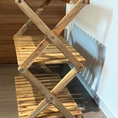 折りたたみ3段ラック【キャプテンスタッグ】 の画像