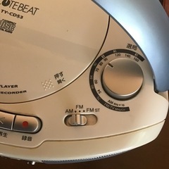 東芝 CDラジカセの画像