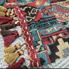 【新品、未使用】半幅帯　タッセルの画像