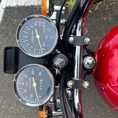 GN125H カスタム　赤　旧車スタイル　吸い込み　旧車の画像