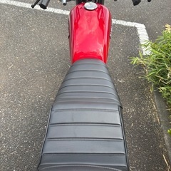 GN125H カスタム　赤　旧車スタイル　吸い込み　旧車の画像