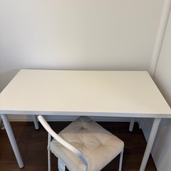 IKEA デスク　椅子 座布団の画像